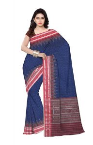 DK Fashion Women's sambalpuri Handloom Cotton saree of Odisha| Odisha Handloom Art Handcraft cotton saree | Handloom Cotton saree for Women 