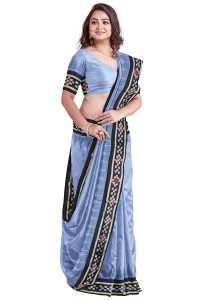 BHS Women's Sambalpuri Pure Cotton Bomkai Saree (Nuapatanapata_Multicolour) 