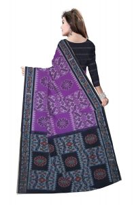 DK FASHION Women's Sambalpuri Odisha Handloom Cotton Saree without blouse CTP 