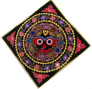 SAC Wall Hanging Handmade Chakadola Pipili Chandua (Size: 89 X 89 CM) 