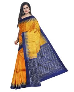 Women's odisa Sambalpuri Tussar Silk Saree With Blouse piece*, 