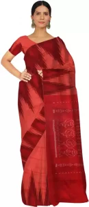 Woven Sambalpuri Pure Cotton Saree  (Multicolor)