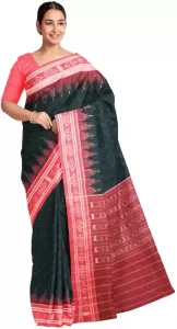 Self Design Sambalpuri Pure Cotton Saree  (Multicolor)