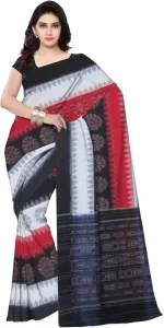 Self Design Sambalpuri Pure Cotton Saree  (Multicolor)