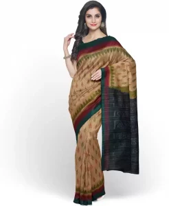 Self Design Sambalpuri Handloom Pure Cotton Saree  (Multicolor)