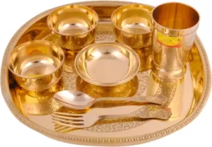 Brass Dinner Set