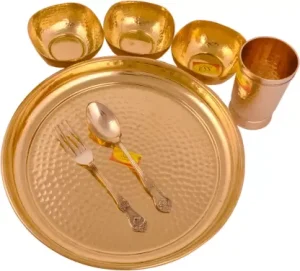 Brass Dinner Set