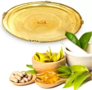 Brass Thali Set