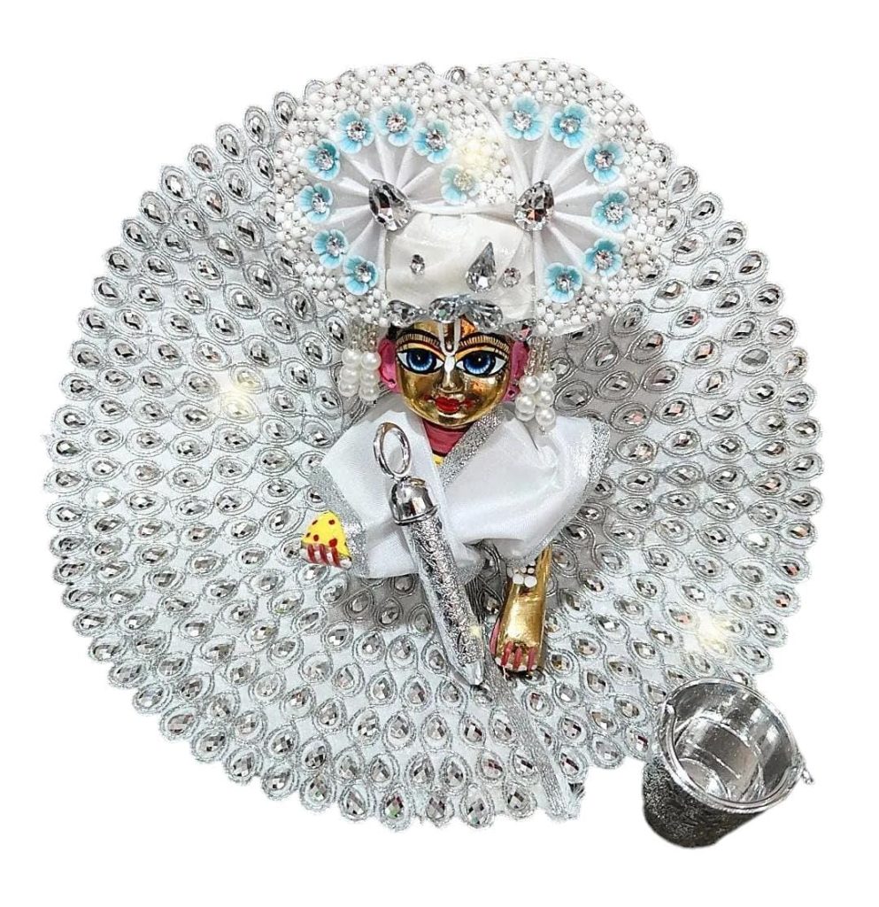 Partish Laddu Gopal Holi Combo Set with Pichkari, Bucket