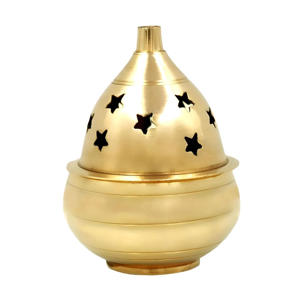 Shubhkart Nitya Kuber Goblet Brass Table Diya