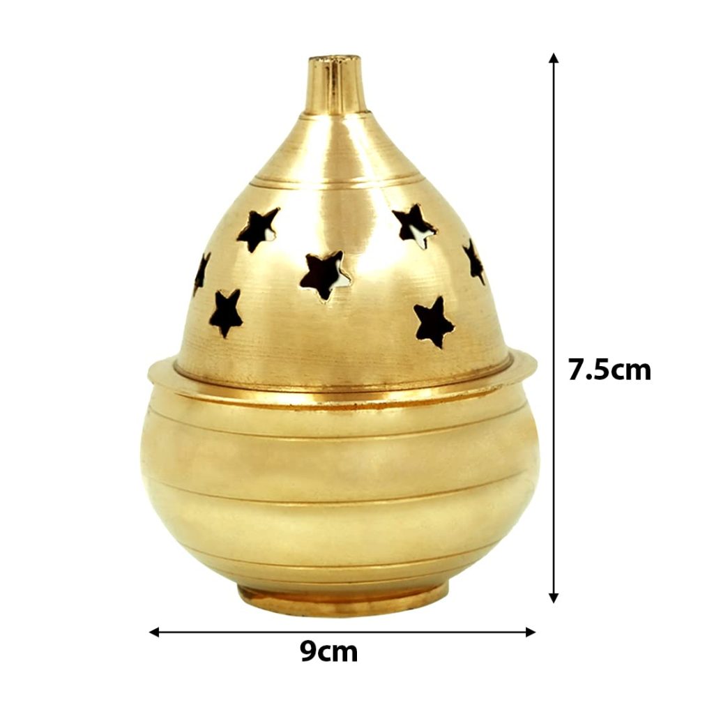 Shubhkart Nitya Kuber Goblet Brass Table Diya