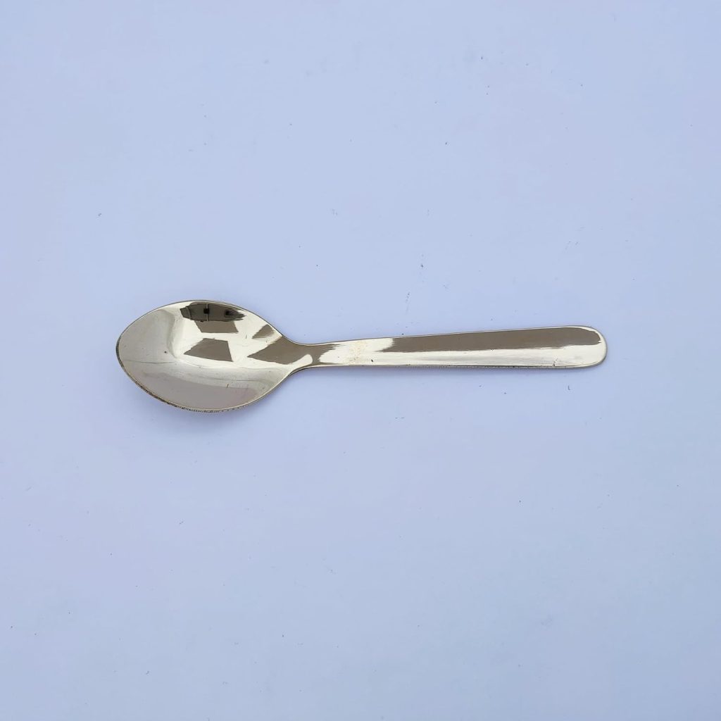 Ayurvedic Royal Bronze Dessert Spoon Tableware Kansa Spoons