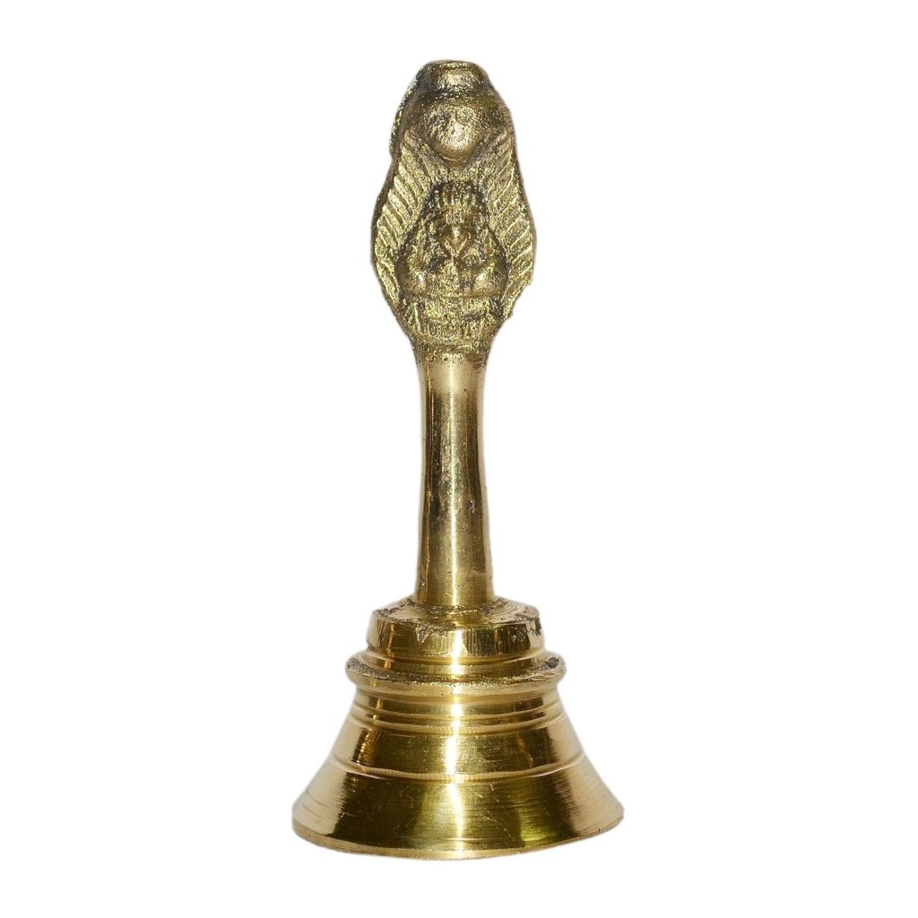 Real Seed Premium Brass Pooja Ghanti - Pital Pooja Ghanti