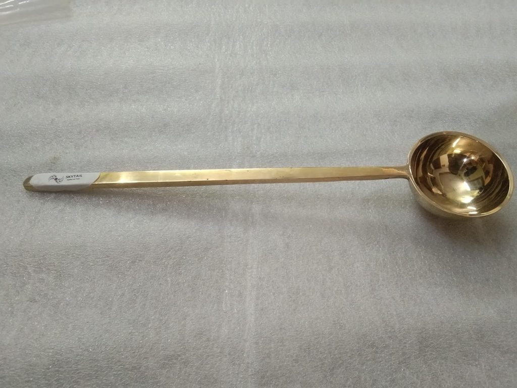 Skytail Quality You Trust Pure Brass Cooking Serving Ladle