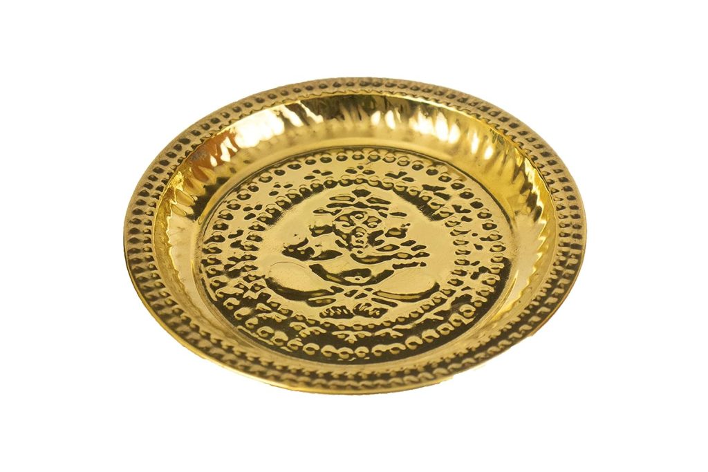 Spillbox Traditional Handcrafted Brass Puja