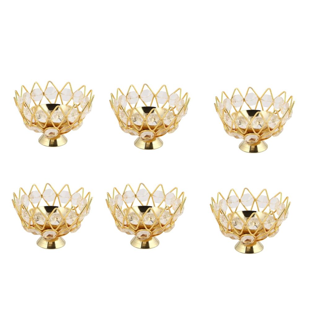 Home Decorative Oil Lamp for Puja (Pack of 12) 