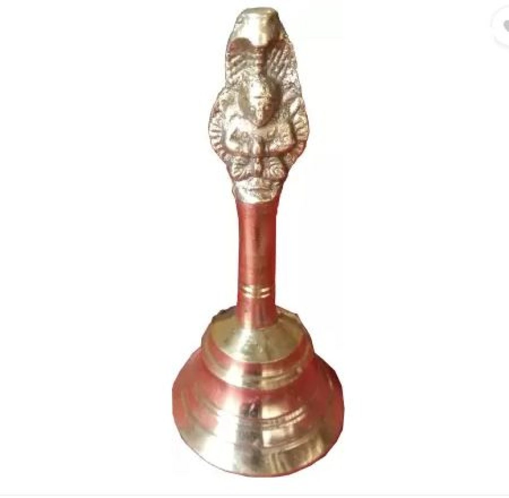 SBBCO Brass Pooja Bell  (Gold, Pack of 1)